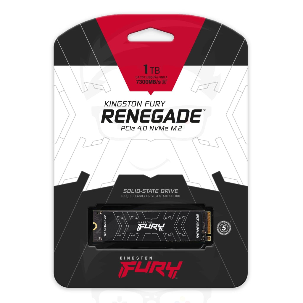 Kingston FURY Renegade 1TB PCIe 4.0 NVMe M.2 SSD Kingston FURY Renegade 1TB PCIe 4.0 NVMe M.2 SSD